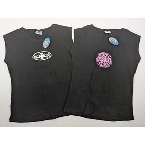 2 Vintage Chopperwear Choppers Rule T Shirt Size Medium -0825F82